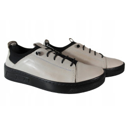 Półbuty Sneakersy Damskie T.SOKOLSKI W24-151 R.37 Skóra Beż Lico