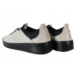 Półbuty Sneakersy Damskie T.SOKOLSKI W24-151 R.37 Skóra Beż Lico