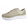 Sneakersy Półbuty Damskie Artiker 52C1384 Skóra Beż Lico