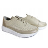 Sneakersy Półbuty Damskie Artiker 52C1384 Skóra Beż Lico