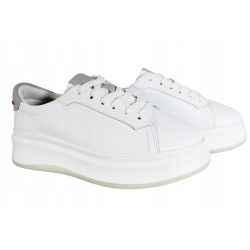 Półbuty Sneakersy Damskie T.SOKOLSKI W24-244 Skóra Białe Lico