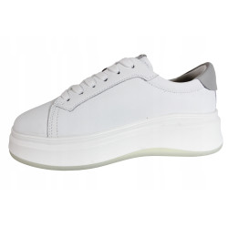 Półbuty Sneakersy Damskie T.SOKOLSKI W24-244 Skóra Białe Lico