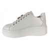 Sneakersy Damskie Nessi 24580 Skóra Beż Lico