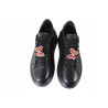 Sneakersy Damskie Nessi 24580 Skóra Czarne Lico
