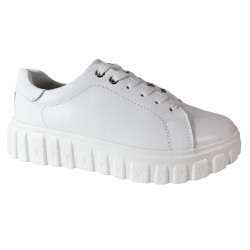 Półbuty Sneakersy T.SOKOLSKI W24-284 Skóra Białe Lico