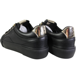 Sneakersy Damskie Big Star NN274209 Czarne Lico