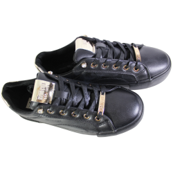 Sneakersy Damskie Big Star NN274209 Czarne Lico