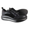 Półbuty Sneakersy T.SOKOLSKI J23-709 Skóra Czarny Zamsz