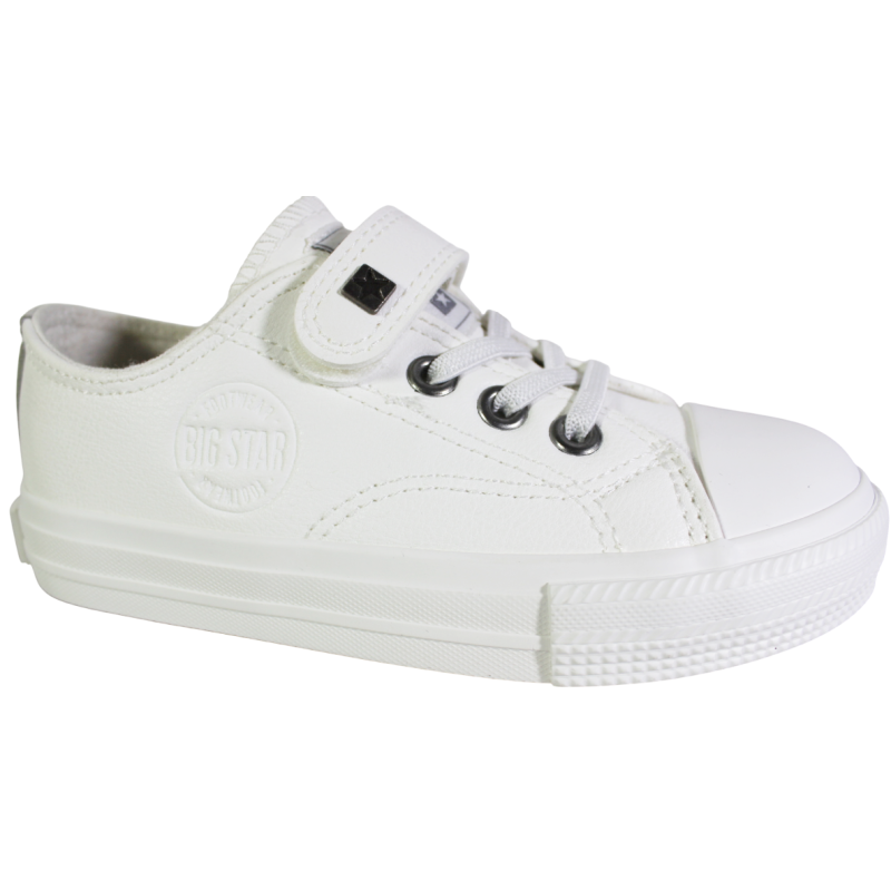 Trampki Dziecięce Big Star EE374035 Białe Lico