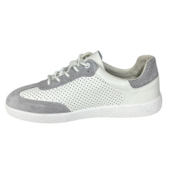 Sneakersy Półbuty Damskie GOODIN GD-XF-165 Skóra Szare Lico