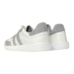 Sneakersy Półbuty Damskie GOODIN GD-XF-165 Skóra Szare Lico