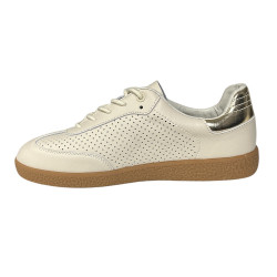 Sneakersy Półbuty Damskie GOODIN GD-XF-165 Skóra Złote Lico