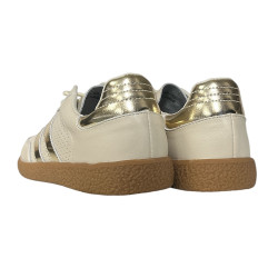 Sneakersy Półbuty Damskie GOODIN GD-XF-165 Skóra Złote Lico