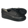 Sneakersy Półbuty Damskie Pesco 2410 Skóra Czarne Lico