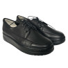 Sneakersy Półbuty Damskie Pesco 2410 Skóra Czarne Lico