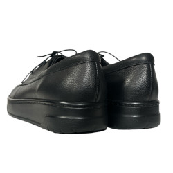 Sneakersy Półbuty Damskie Pesco 2410 Skóra Czarne Lico