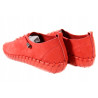 Sneakersy Półbuty Damskie T.Sokolski W23-550 Skóra Czerwony Nubuk