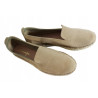 Espadryle Półbuty Damskie Maciejka F6530 Skóra Beż Zamsz