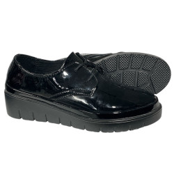 Półbuty Damskie Filippo DP3025 Skóra Czarny Lakier