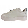 Półbuty Sneakersy Damskie VINCEZA 72300 Skóra Beż Lico