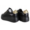 Półbuty Sneakersy Damskie VINCEZA 66700 Skóra Czarne Lico