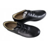Półbuty Sneakersy Damskie VINCEZA 7922 Skóra Czarne Lico