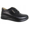 Półbuty Sneakersy Damskie VINCEZA 7922 Skóra Czarne Lico