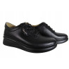 Półbuty Sneakersy Damskie VINCEZA 7922 Skóra Czarne Lico