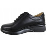 Półbuty Sneakersy Damskie VINCEZA 7922 Skóra Czarne Lico