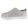 Sneakersy Trampki Damskie VINCEZA 7894 Skóra Beż Lico