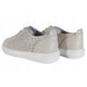 Sneakersy Trampki Damskie VINCEZA 7894 Skóra Beż Lico