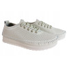 Półbuty Sneakersy Damskie VINCEZA 87972 Skóra Beż Lico