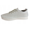Półbuty Sneakersy Damskie VINCEZA 87972 Skóra Beż Lico