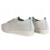 Półbuty Sneakersy Damskie VINCEZA 87972 Skóra Beż Lico