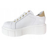 Sneakersy Damskie Simen 6920A Skóra Białe Lico