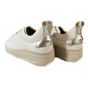 Sneakersy Damskie Karino 4541 Skóra Beż Lico