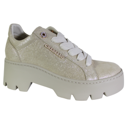 Sneakersy Damskie Chebello 4632 Skóra Złote