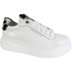 Sneakersy Damskie Chebello 4719 Skóra Białe Lico