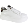 Sneakersy Damskie Chebello 4719 Skóra Białe Lico