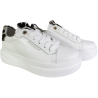 Sneakersy Damskie Chebello 4719 Skóra Białe Lico