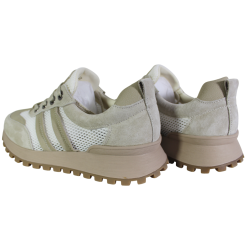 GOODIN SZ-041 Sneakersy Damskie Skóra Naturalna Białe Ażurowe