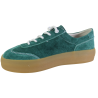 Sneakersy Goodin GD-XF-167 Skóra Zielony Zamsz