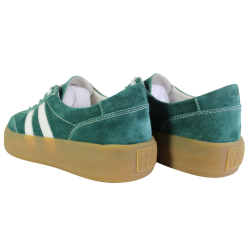 Sneakersy Goodin GD-XF-167 Skóra Zielony Zamsz