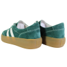 Sneakersy Goodin GD-XF-167 Skóra Zielony Zamsz