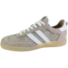 Sneakersy Damskie Goodin SZ-043 Skóra Beż Zamsz