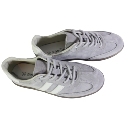 Sneakersy Goodin GD-XF-164 Skóra Szary Zamsz