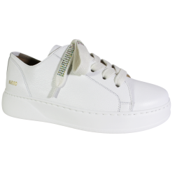 Sneakersy Damskie Karino 5469 Skóra Białe Lico