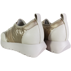 Sneakersy Damskie Vinceza 58510 Beż Złoty