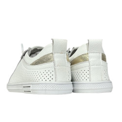 Sneakersy Półbuty Damskie GOODIN GD-XF-176 Skóra Białe Lico