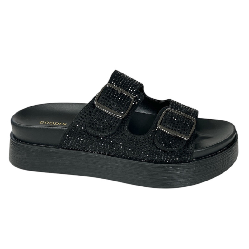 Klapki Damskie Goodin NF-7496 Czarne